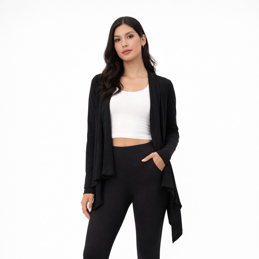 Lululemon Cashmere Wool Blend Waterfall Cardigan